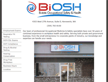 Tablet Screenshot of biosh.com